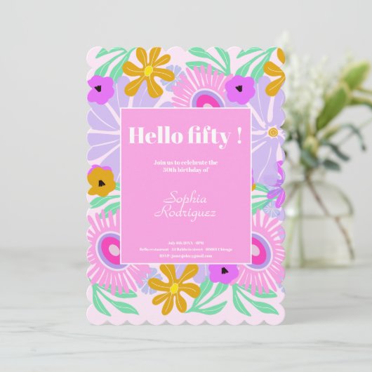 Invitation 招待状 (スタンド正面)