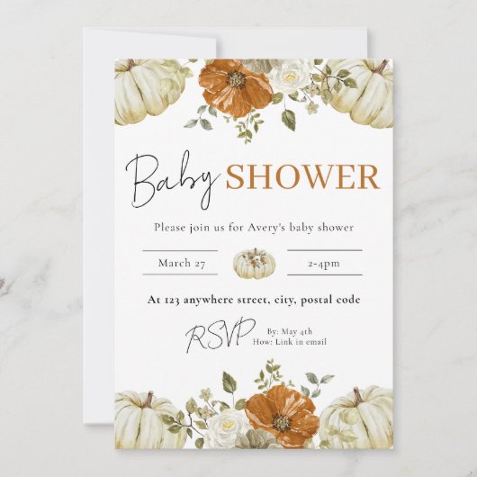 Invitation 招待状 (正面)