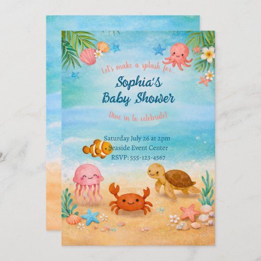 Invitation 招待状 (正面/裏面)