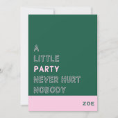 Invitation 招待状 (正面)