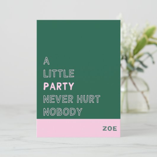 Invitation 招待状 (スタンド正面)