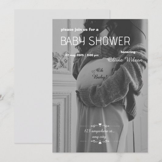 Invitation 招待状 (正面/裏面)