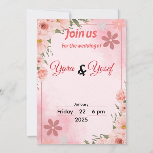 Invitation 招待状 (正面)