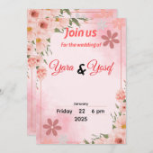 Invitation 招待状 (正面/裏面)