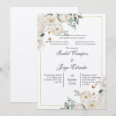 Invitation 招待状 (正面/裏面)