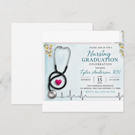 Invitation 招待状 (正面/裏面)