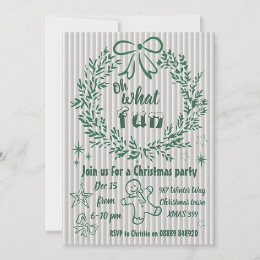 Invitation 招待状 (正面)