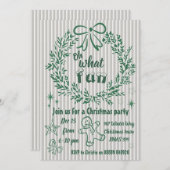 Invitation 招待状 (正面/裏面)