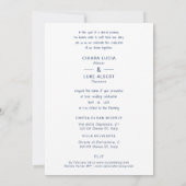 Invitation 招待状 (裏面)