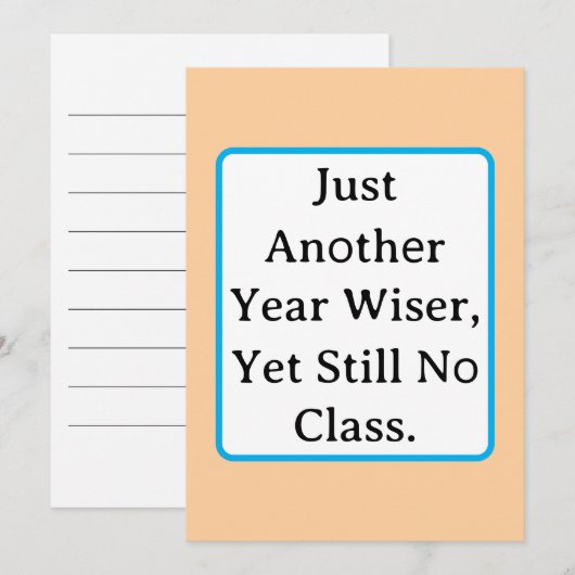 Invitation 招待状 (正面/裏面)