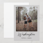 Invitation 招待状 (正面/裏面)