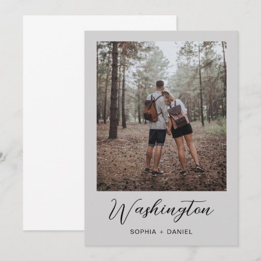 Invitation 招待状 (正面/裏面)