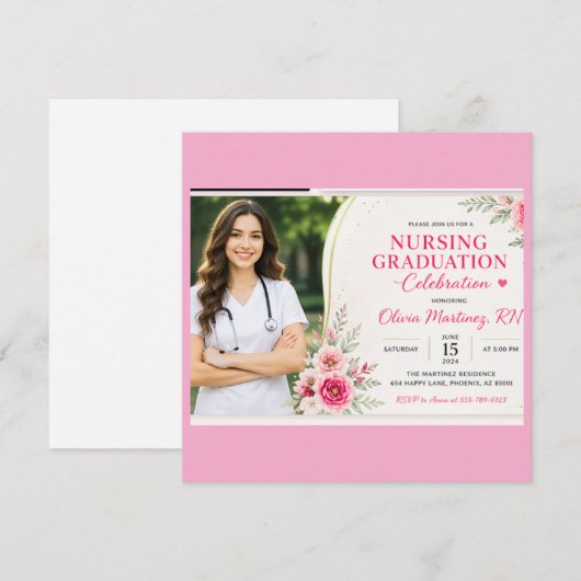 Invitation 招待状 (正面/裏面)