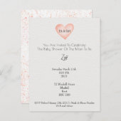 Invitation (10,8 x 14,2 cm) - Baby Shower ポストカード (正面/裏面)