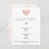 Invitation (10,8 x 14,2 cm) - Baby Shower Briefkaa ポストカード (正面/裏面)