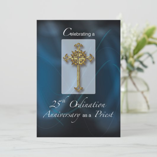 Invitation 25th Ordination Anniversary of Priest 招待状 (スタンド正面)