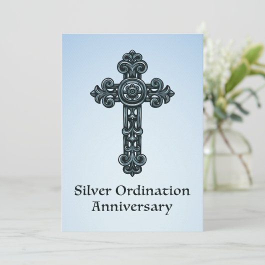 Invitation 25th Ordination Anniversary Priest 招待状 (スタンド正面)