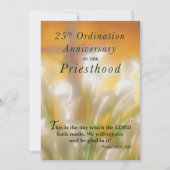 Invitation 25th Ordination Anniversary Priesthood 招待状 (正面)