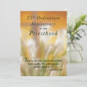Invitation 25th Ordination Anniversary Priesthood 招待状 (スタンド正面)