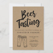 Invitation à la dégustation de bière 招待状 (正面)