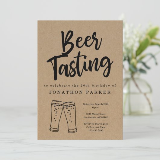 Invitation à la dégustation de bière 招待状 (スタンド正面)