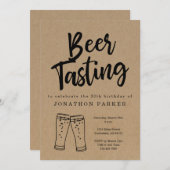 Invitation à la dégustation de bière 招待状 (正面/裏面)