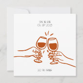 Invitation à trinquer - anniversaire (正面)