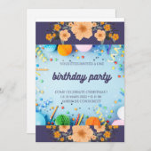 Invitation anniversaire 招待状 (正面/裏面)