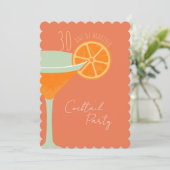 Invitation anniversaire Cocktail Party  セーブザデート (スタンド正面)