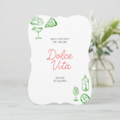Invitation anniversaire Dolce Vita 招待状 (スタンド正面)