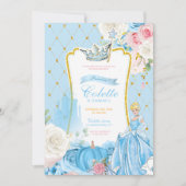 Invitation anniversaire princesse cendrillon 招待状 (正面)