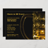 Invitation avec Mug à Bière 招待状 (正面/裏面)