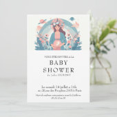 Invitation baby shower en français 招待状 (スタンド正面)