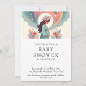 Invitation baby shower en français 招待状 (正面)