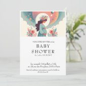 Invitation baby shower en français 招待状 (スタンド正面)