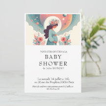 Invitation baby shower en français