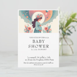 Invitation baby shower en français 招待状