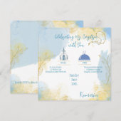 Invitation  Baptism Celebration  招待状 (正面/裏面)