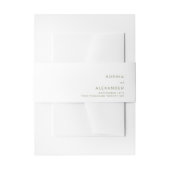 Invitation Belly Band 招待状ベリーバンド (正面例)