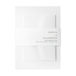 Invitation Belly Band 招待状ベリーバンド