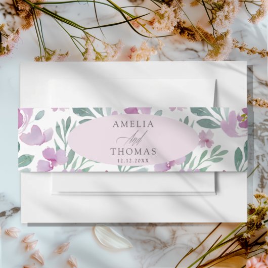 Invitation Belly Band 招待状ベリーバンド