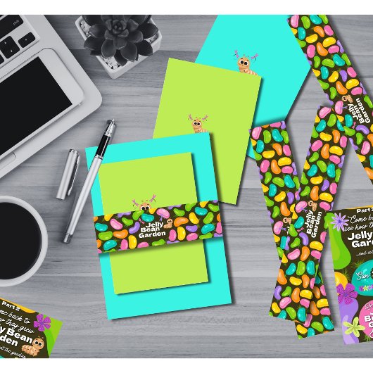 Invitation Belly Band Easter Party  招待状ベリーバンド