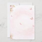 Invitation birthday for little princess  招待状 (裏面)