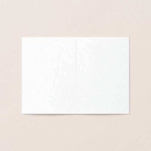 Invitation Bridal Shower Oro 箔カード (内部)