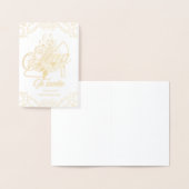 Invitation Bridal Shower Oro 箔カード (ディスプレー)