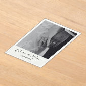 invitation card アクリル招待状 (レイダウン)