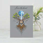 Invitation card 招待状 (スタンド正面)