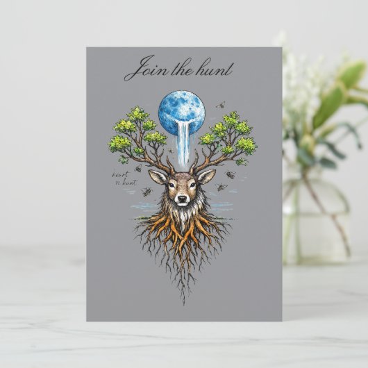 Invitation card 招待状 (スタンド正面)