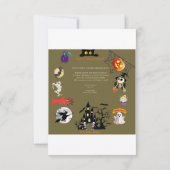 invitation card for halloueen party 招待状 (裏面)