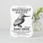 Invitation Card_Western Style (Common Kingfisher) 招待状 (スタンド正面)